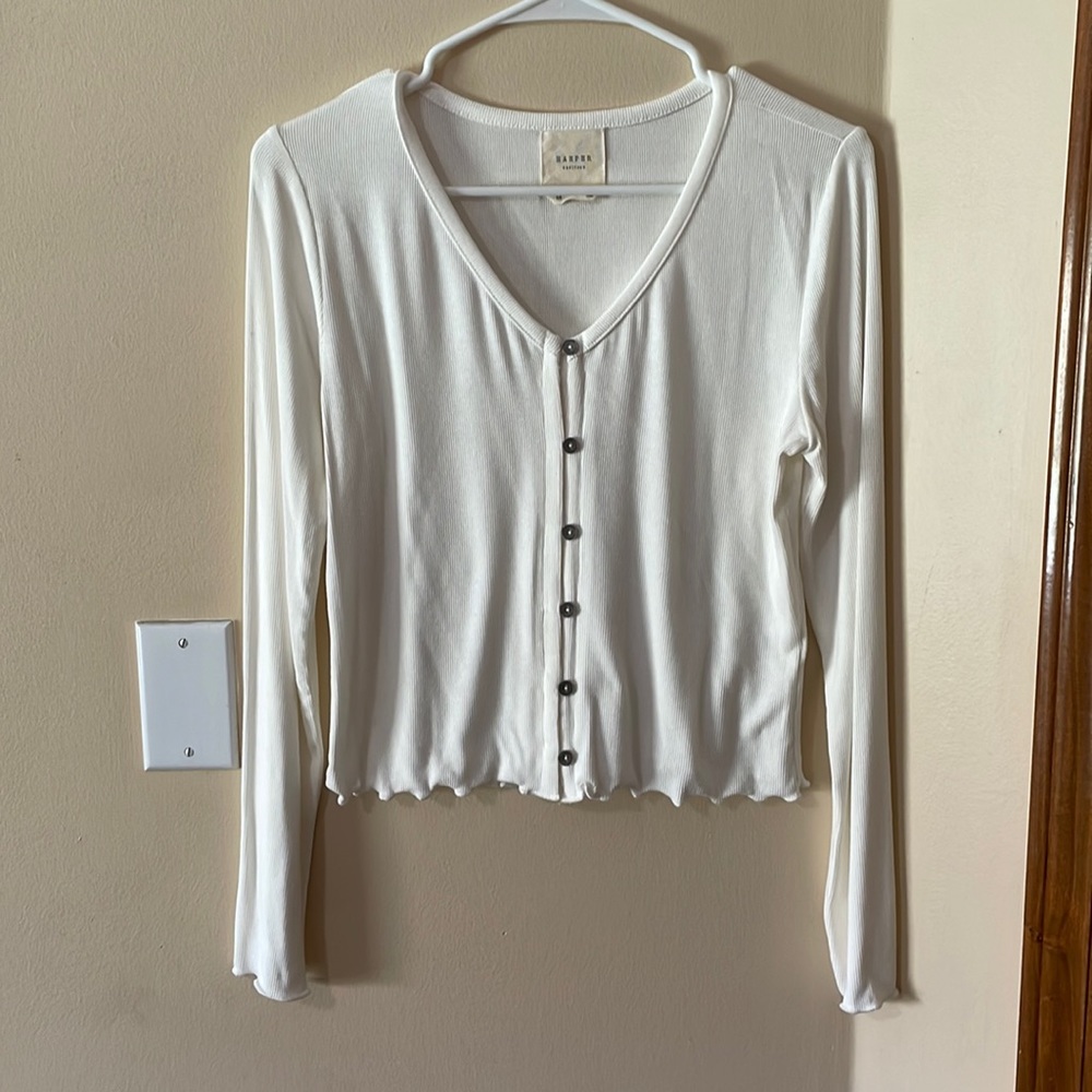 Harper Heritage Cropped Blouse